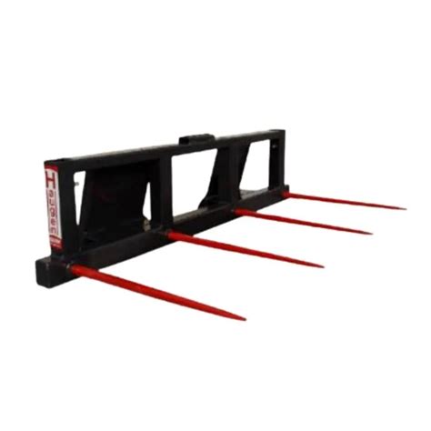 skid steer big square bale spear|bale spear for skid loader.